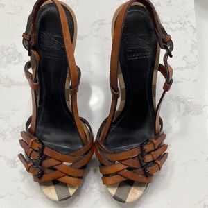 Burberry Check Heels